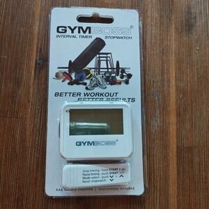 Interval Timer and Stopwatch - White/Gray Gloss‎